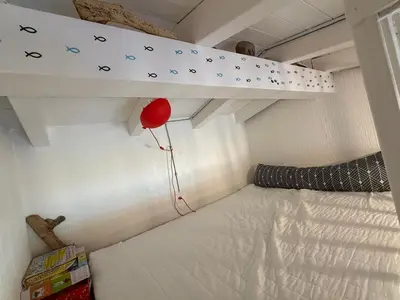 Letto o letti in una camera di Casa Diana