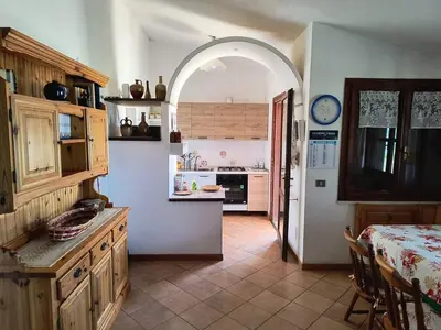 Cucina o angolo cottura di Villa Ventura, Chia