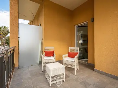 Balcone o terrazza di Poetto Sea Breeze - Red