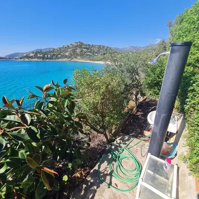 Paesaggio naturale nelle vicinanze della villa