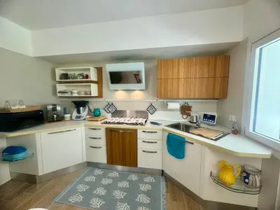 Cucina o angolo cottura di Villa with garden 1000m - 300m from the beach in PULA