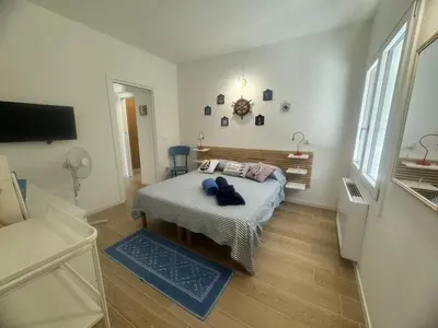 Letto o letti in una camera di Villa with garden 1000m - 300m from the beach in PULA