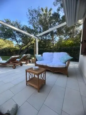 Area soggiorno di Villa with garden 1000m to 300m from the sea in PULA