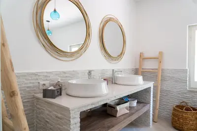 Planimetria di Villa Bianca con accesso diretto alla spiaggia