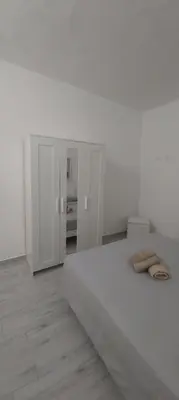 Letto o letti in una camera di Casa del Faro