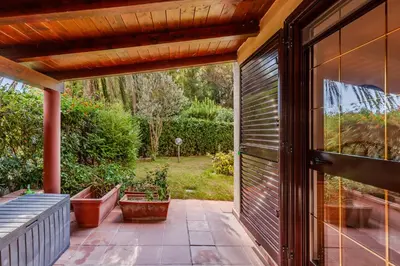 Giardino di 2B Villa, Geremeas - Sardinia 300 mt from the beach