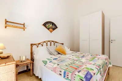Letto o letti in una camera di 2B Villa, Geremeas - Sardinia 300 mt from the beach