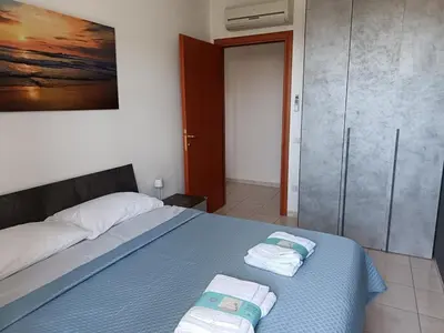 Letto o letti in una camera di Domussolar Where the journey is home