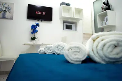 Letto o letti in una camera di LUNA Room