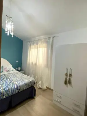 Letto o letti in una camera di Villa Mammarella