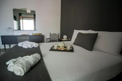 Letto o letti in una camera di Casa Scano