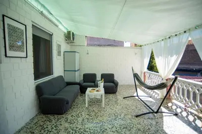 Area soggiorno di Casa Scano