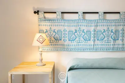 Letto o letti in una camera di Garden Delight House
