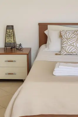 Letto o letti in una camera di Su Suergiu