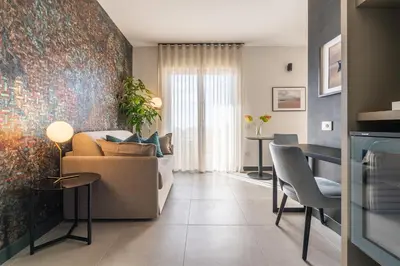Area soggiorno di Solì Suite & Rooms