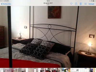 Letto o letti in una camera di Antica Dimora