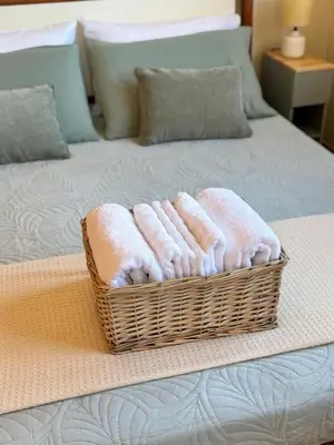 Letto o letti in una camera di La Casetta