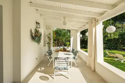 Giardino di Lux Villa Fiorenza, 250 m to beach SouthSardiniaHolidays