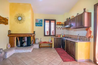 Cucina o angolo cottura di Su Castangiu