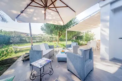 Area soggiorno di Villa Aurosa