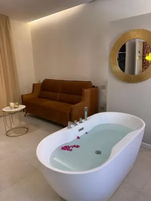 Area soggiorno di Sofì Luxury Suite