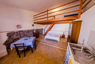 Letto o letti in una camera di Il Rudere