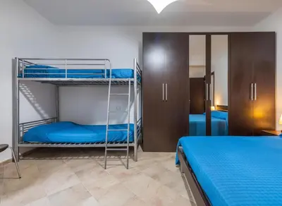 Letto o letti in una camera di Villa Giulietta