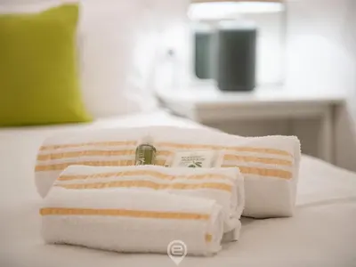 Letto o letti in una camera di Cosmopolitan Retreat