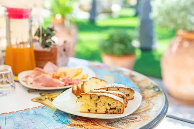 Cibo presso il bed & breakfast o nelle vicinanze