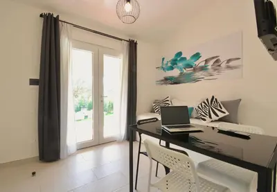 Planimetria di ISA - Residence in Costa Rei just 450 meters from the beach, apartments with air conditioning and outdoor private area