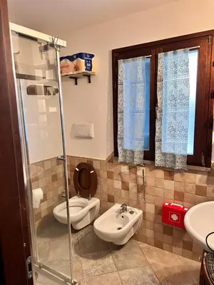 Bagno di B&B Ginepro blu