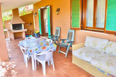 Area soggiorno di Villa Vivace in Costa Rei just 300 mt from the sea