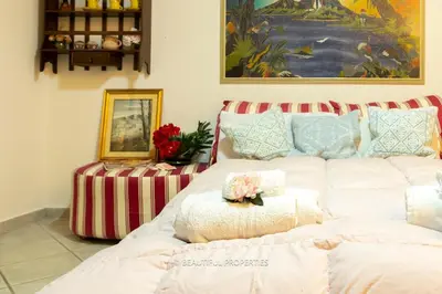 Letto o letti in una camera di Greenway Rifugio con Patio a 2 min dal mare