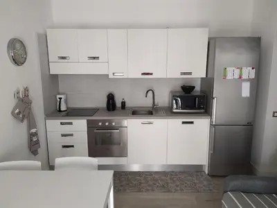 Cucina o angolo cottura di VILLA RAMA vista mare,biancheria,wifi,tax incluse
