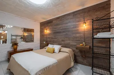 Letto o letti in una camera di Su Lizu