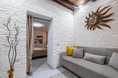 Letto o letti in una camera di Su Lizu