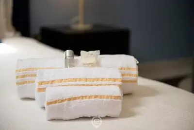 Letto o letti in una camera di Charm in Via Abba