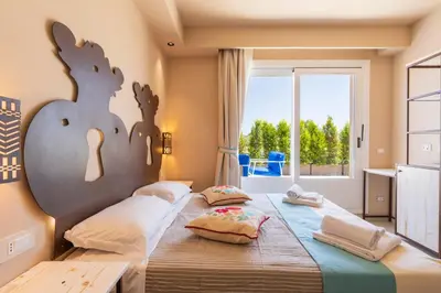 Letto o letti in una camera di Nostalgia