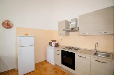 Cucina o angolo cottura di Alva, only 300m from the sea