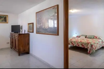 Letto o letti in una camera di Appartamento Villa Barbara Sardinia