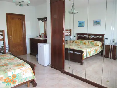 Letto o letti in una camera di Il Portico