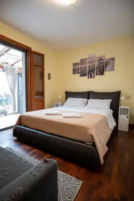 Letto o letti in una camera di Sa domu e sole