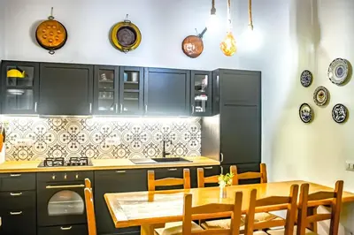 Cucina o angolo cottura di S'Arenada 1P, villa only 600m from the beach
