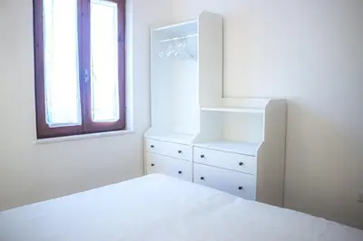 Letto o letti in una camera di S'Arenada 1P, villa only 600m from the beach