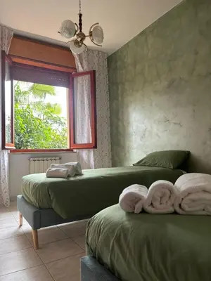 Letto o letti in una camera di Sardinian Wind House , casa vacanze Sud Sardegna