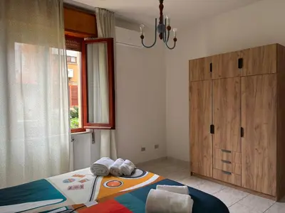 Letto o letti in una camera di Sardinian Wind House , casa vacanze Sud Sardegna
