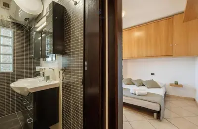 Letto o letti in una camera di Home Karalis