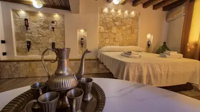Letto o letti in una camera di Borgo Antico - Barrique Studio