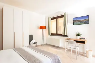 Letto o letti in una camera di Da Iris