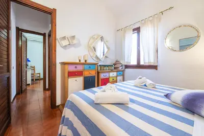Letto o letti in una camera di Zenith villa within walking distance of the sea